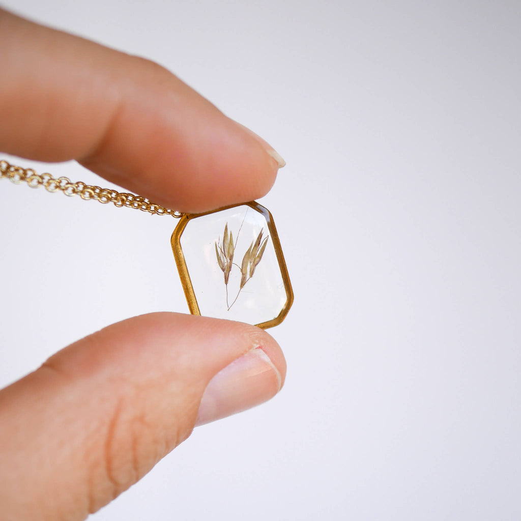 Seed & Soil- Field Frame Necklace