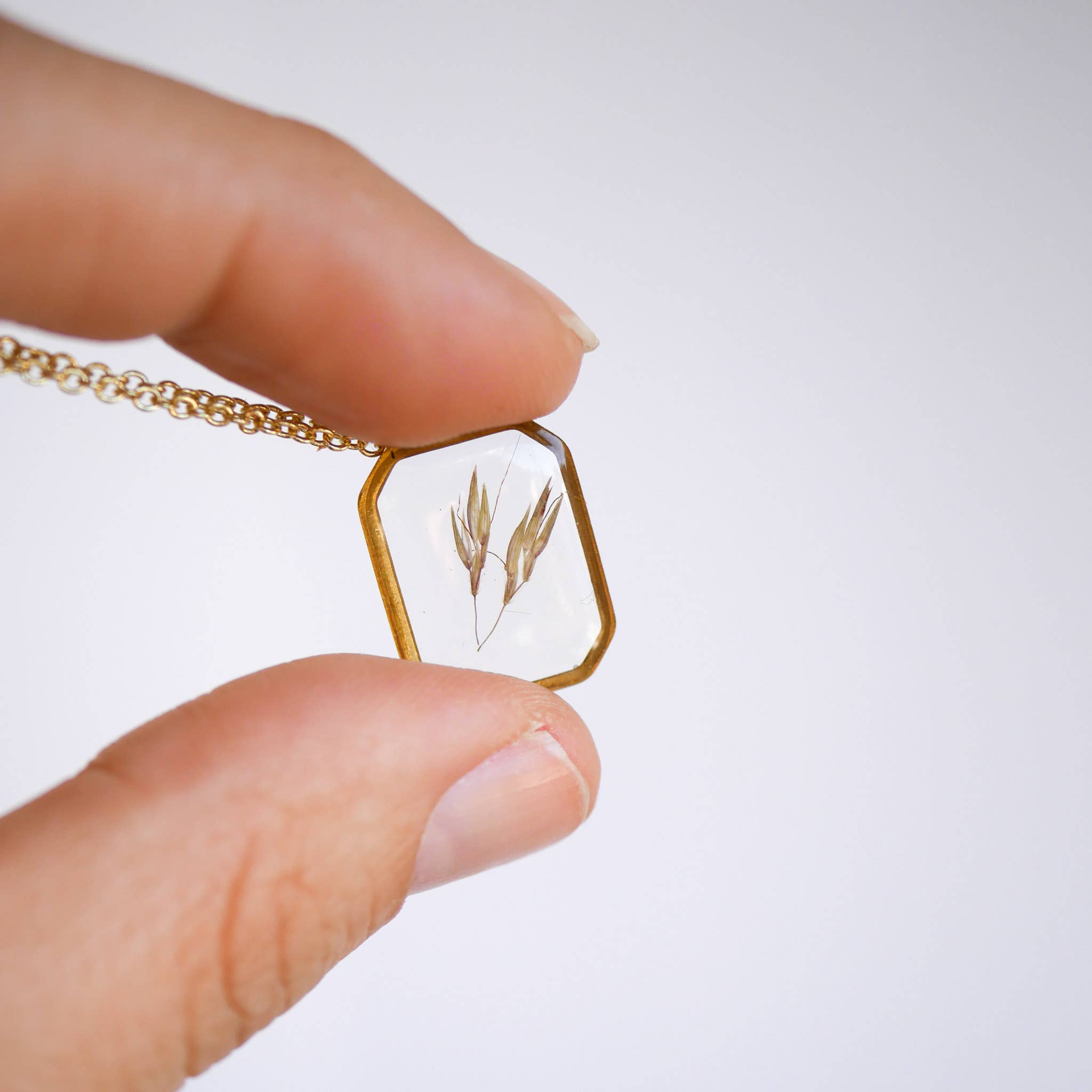 Seed & Soil- Field Frame Necklace