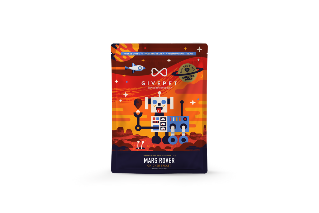 GivePet- Mars Rover Freeze-Dried Dog Treats