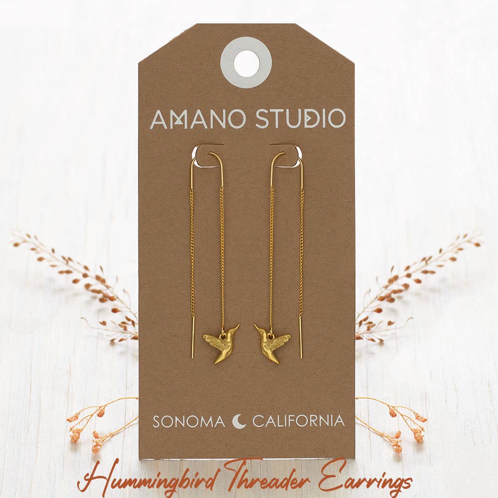 Amano Studio- Hummingbird Threader Earrings