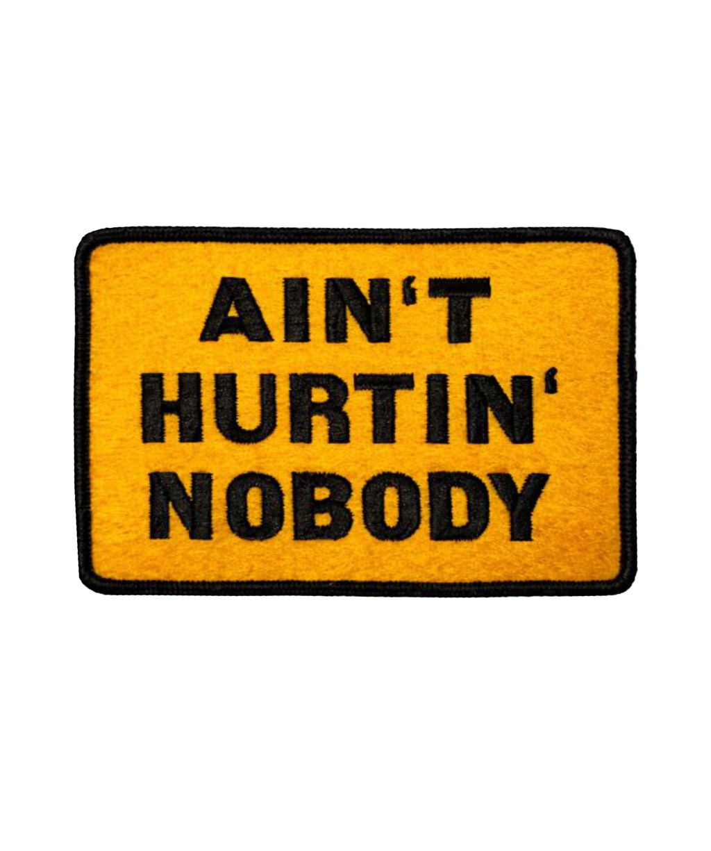 Oxford Pennant- Ain't Hurtin' Nobody Embroidered Patch • John Prine x Oxford Pennant