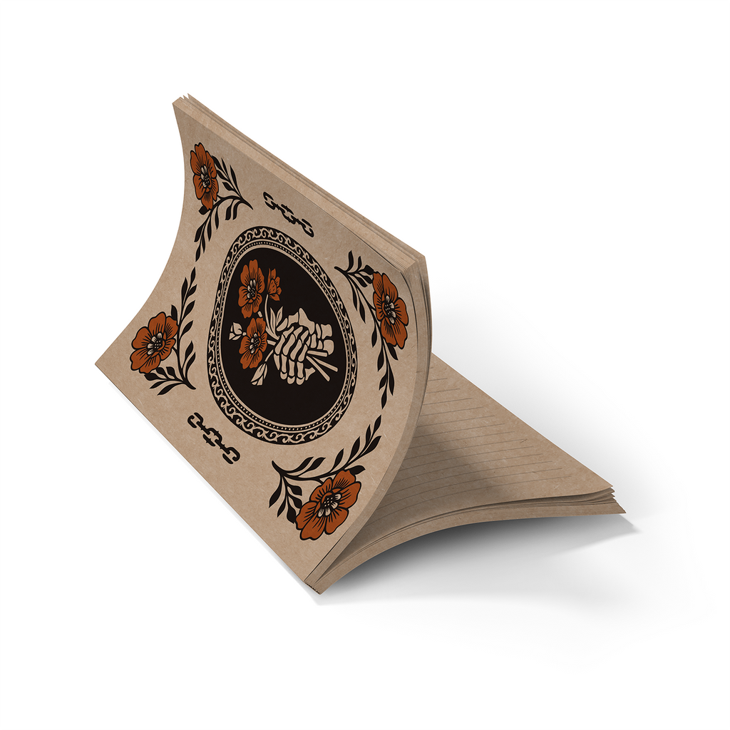 Denik- Bone & Bloom Kraft Classic Layflat Notebook