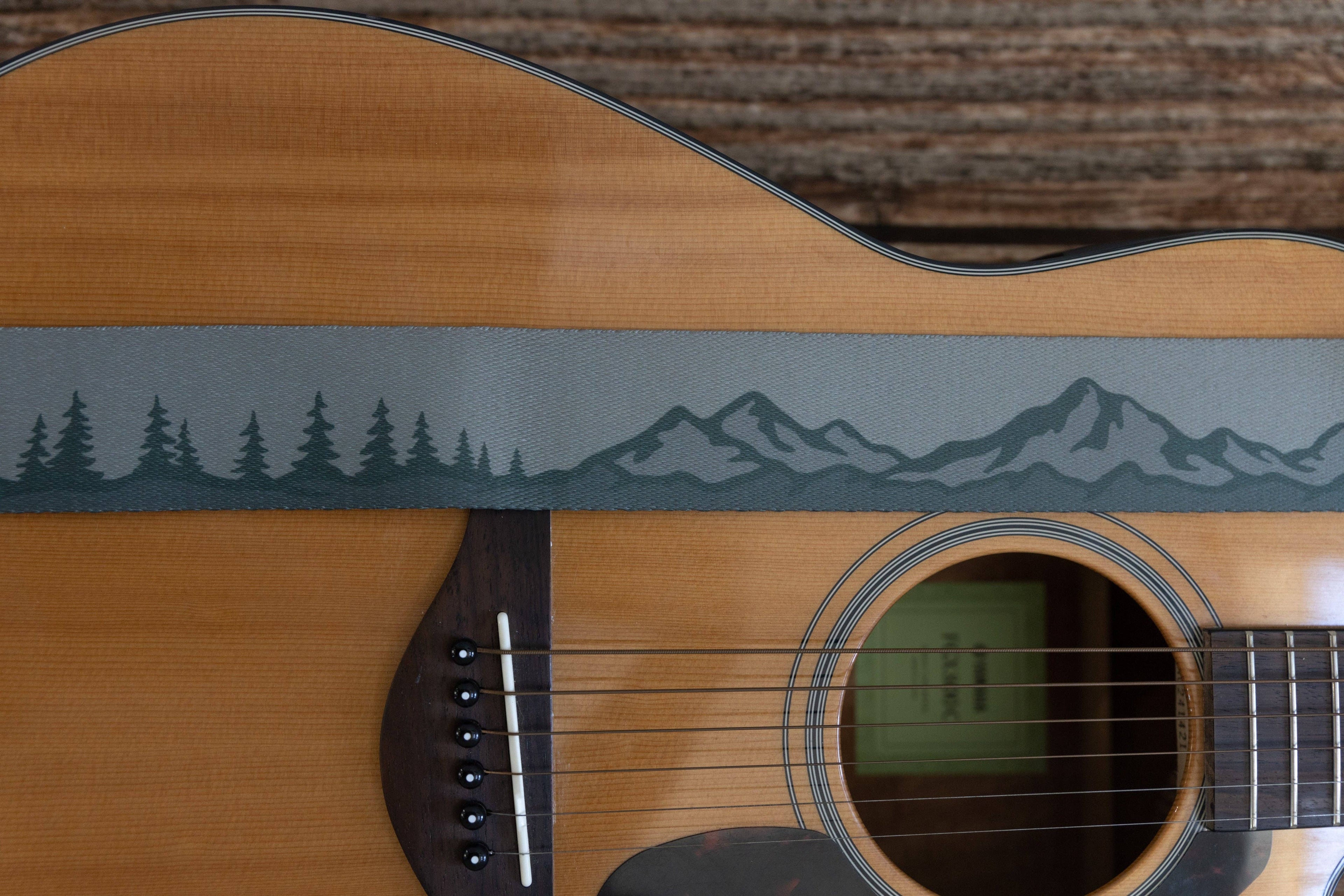 Wildtree- Guitar Strap - Landscape