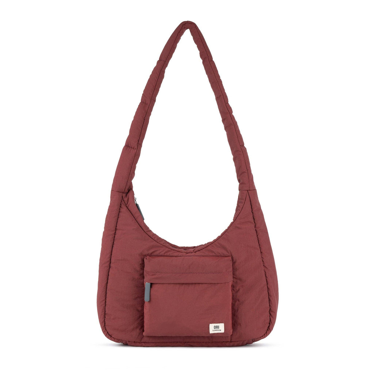 ORI London- Belsize Crossbody Bag in Bordeaux Taslon