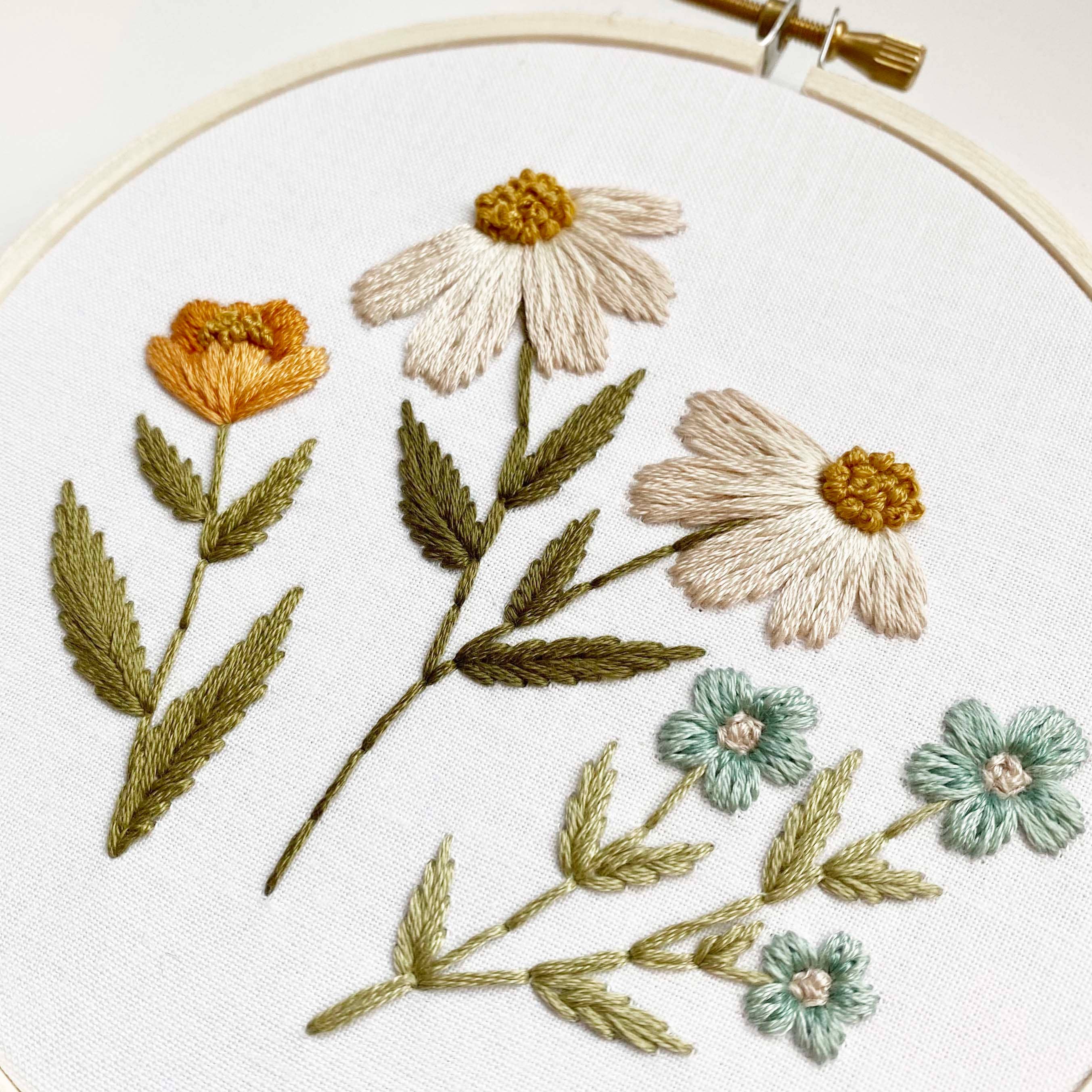 Urbann Nest- Wildflower Embroidery Kit