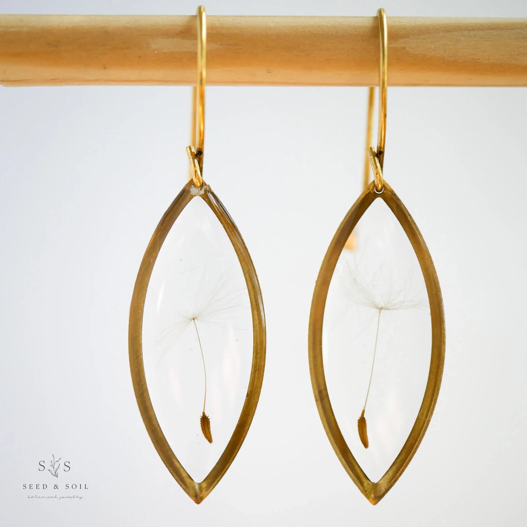 Seed & Soil- Marquise Earrings