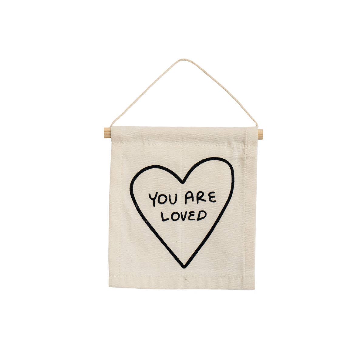 Imani Collective- You are loved heart hang sign