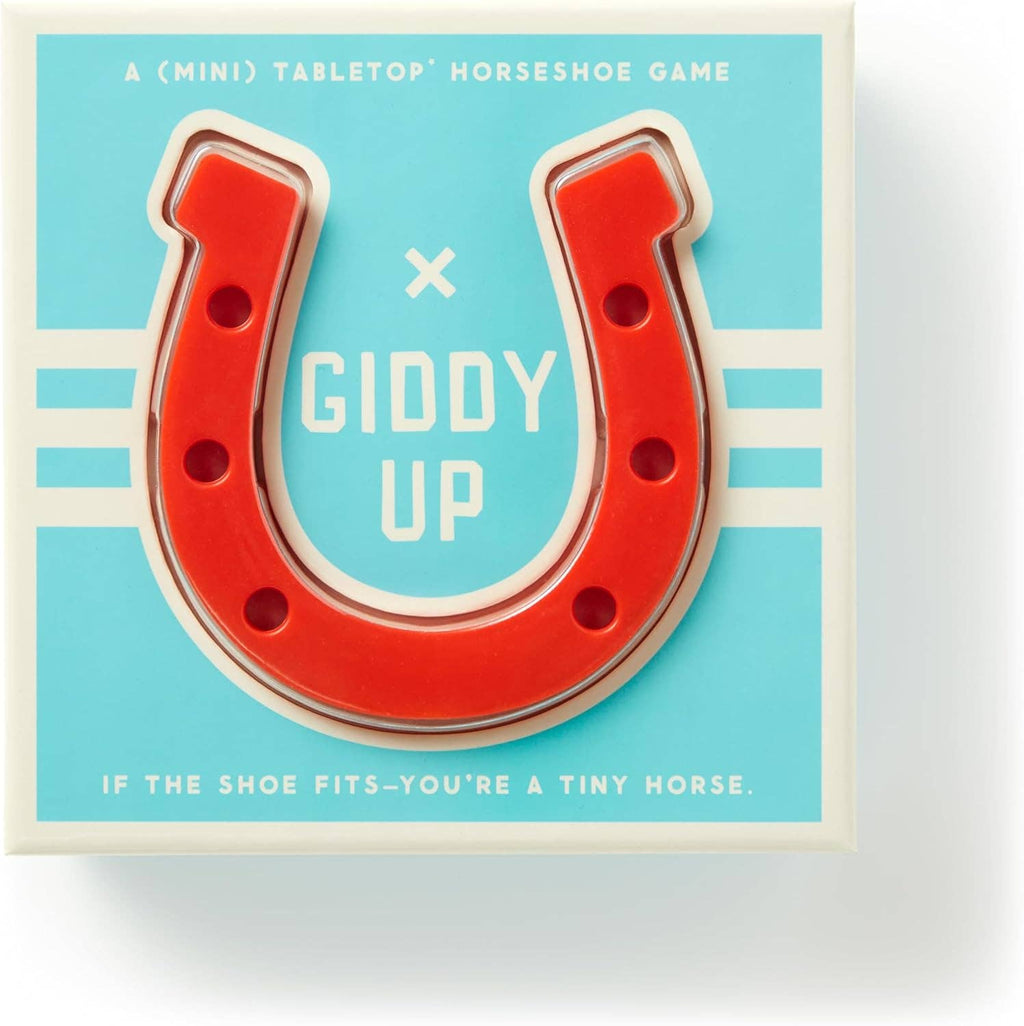 Brass Monkey- Giddy Up Tabletop Horseshoes Game