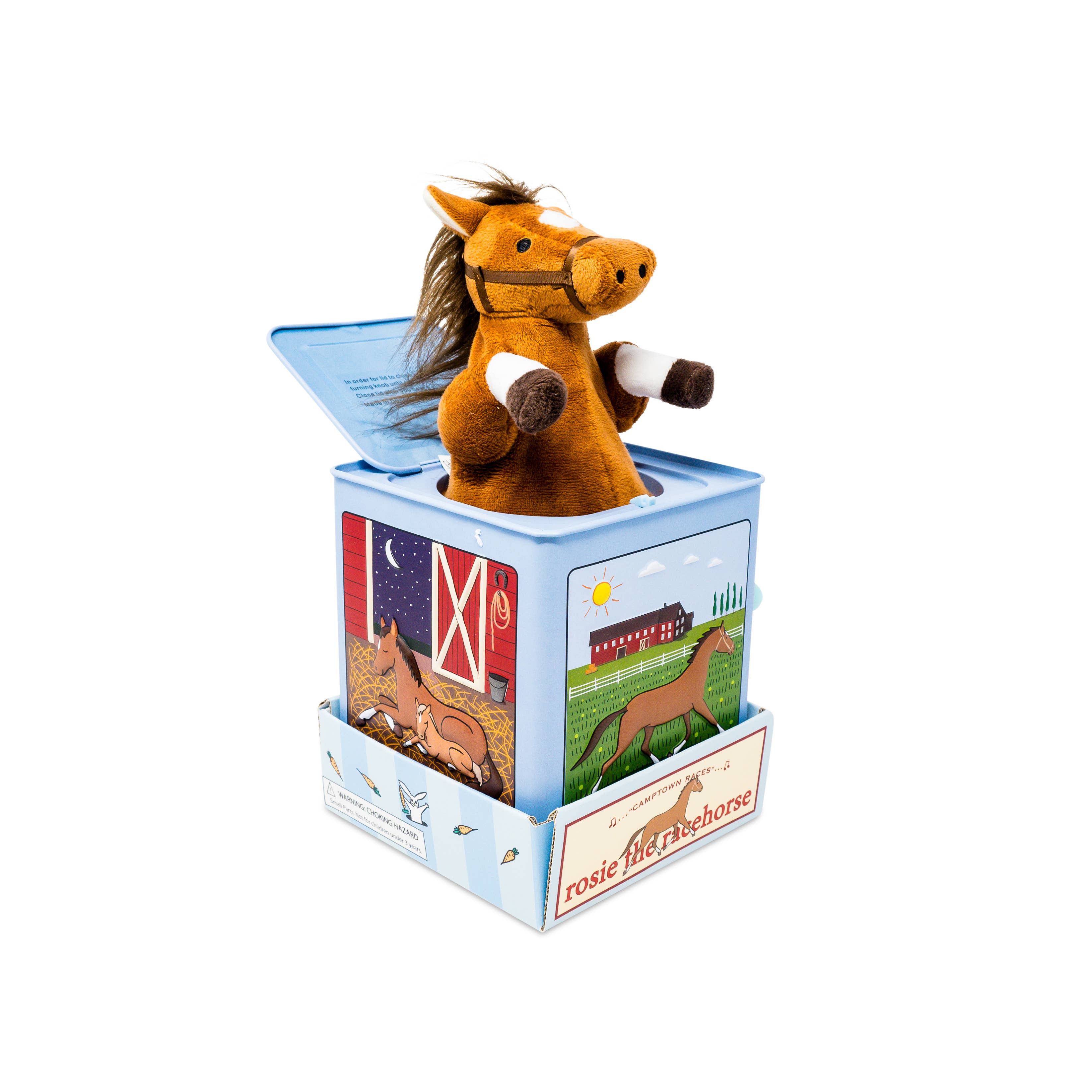 Jack Rabbit Creations- Rosie the Racehorse Jack in the Box