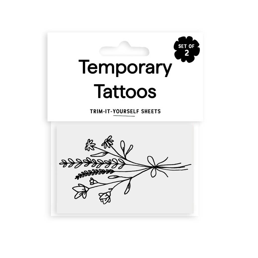 Saint Tattoos- Garden Stems Temporary Tattoos