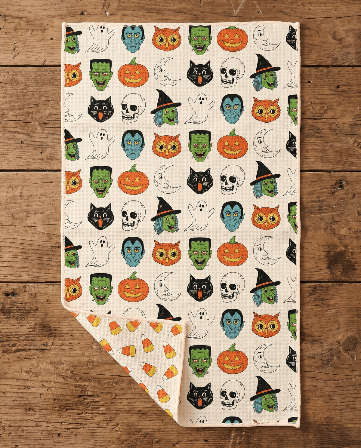 Trek Light- Kitchen Tea Towel Quick Dry | Happy Halloween