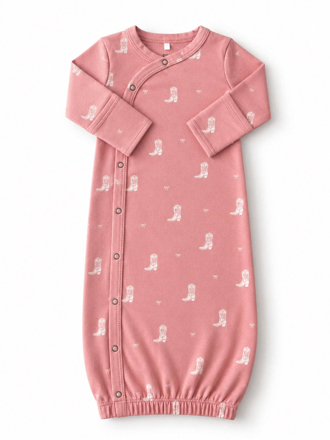 SIIX Collection- Boots & Bows / Organic Cotton Gown