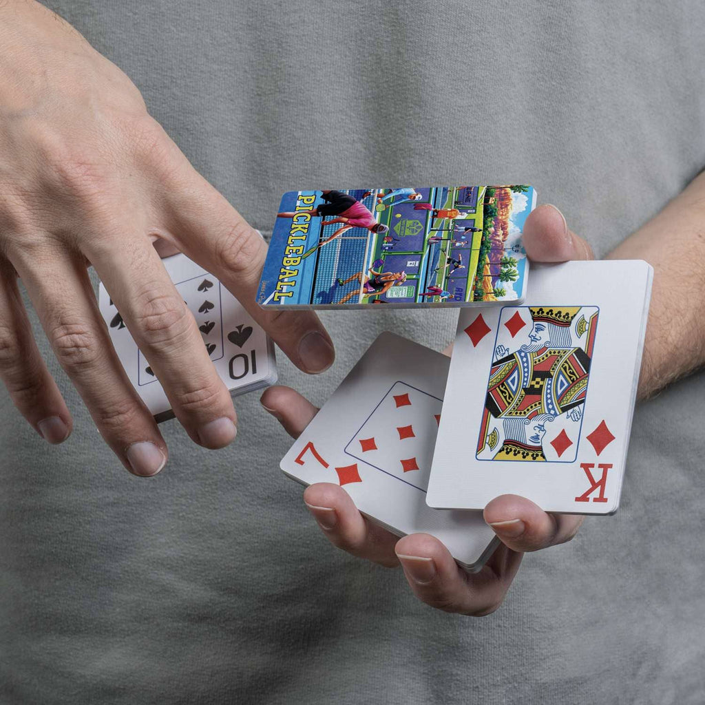 Boardwalk Puzzle Company- Pickleball - Playing Cards