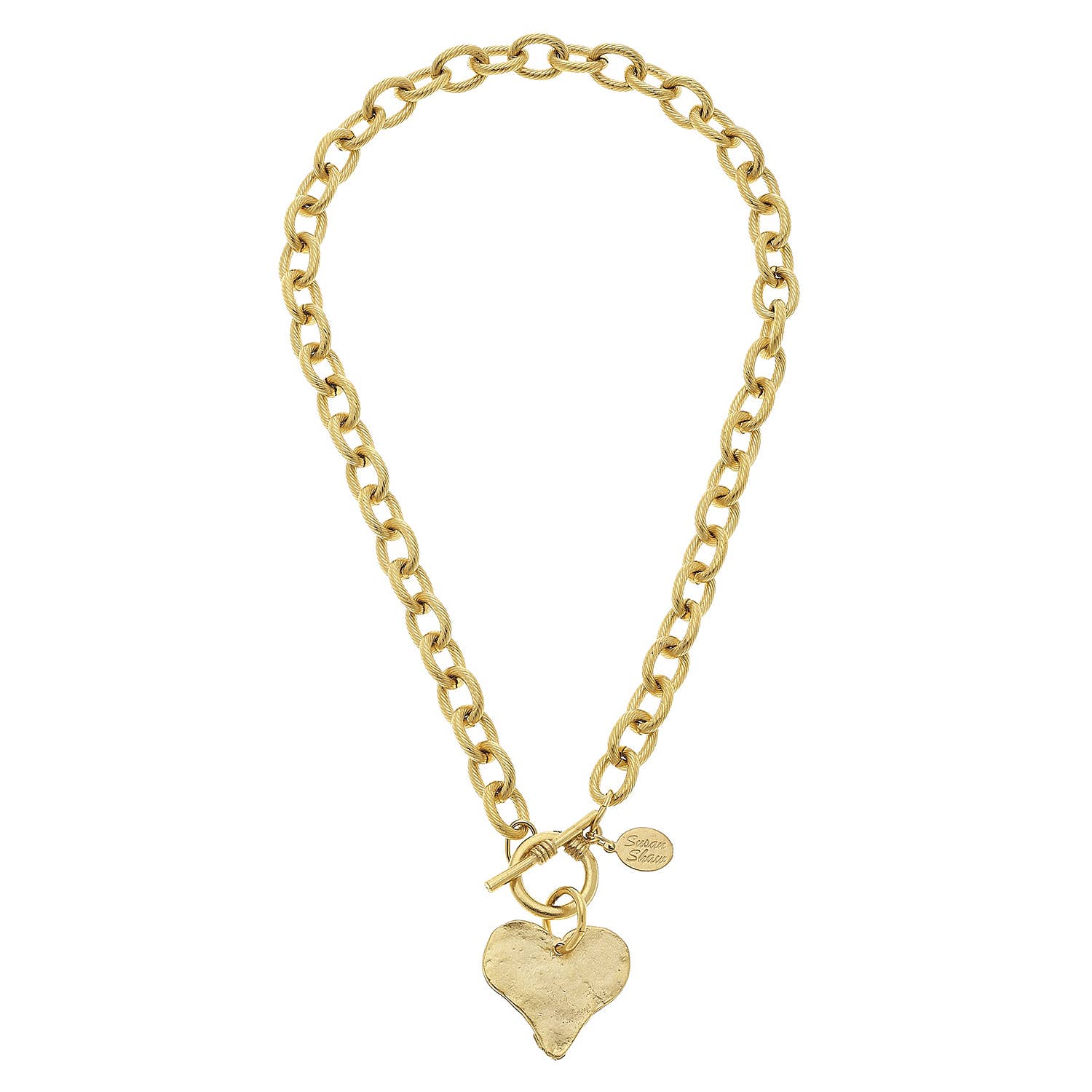 Susan Shaw- Heart Toggle Necklace