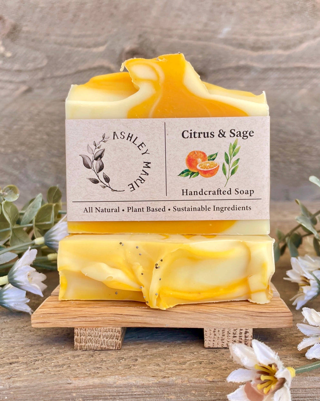 Ashely Marie Soap- Citrus & Sage Bar Soap