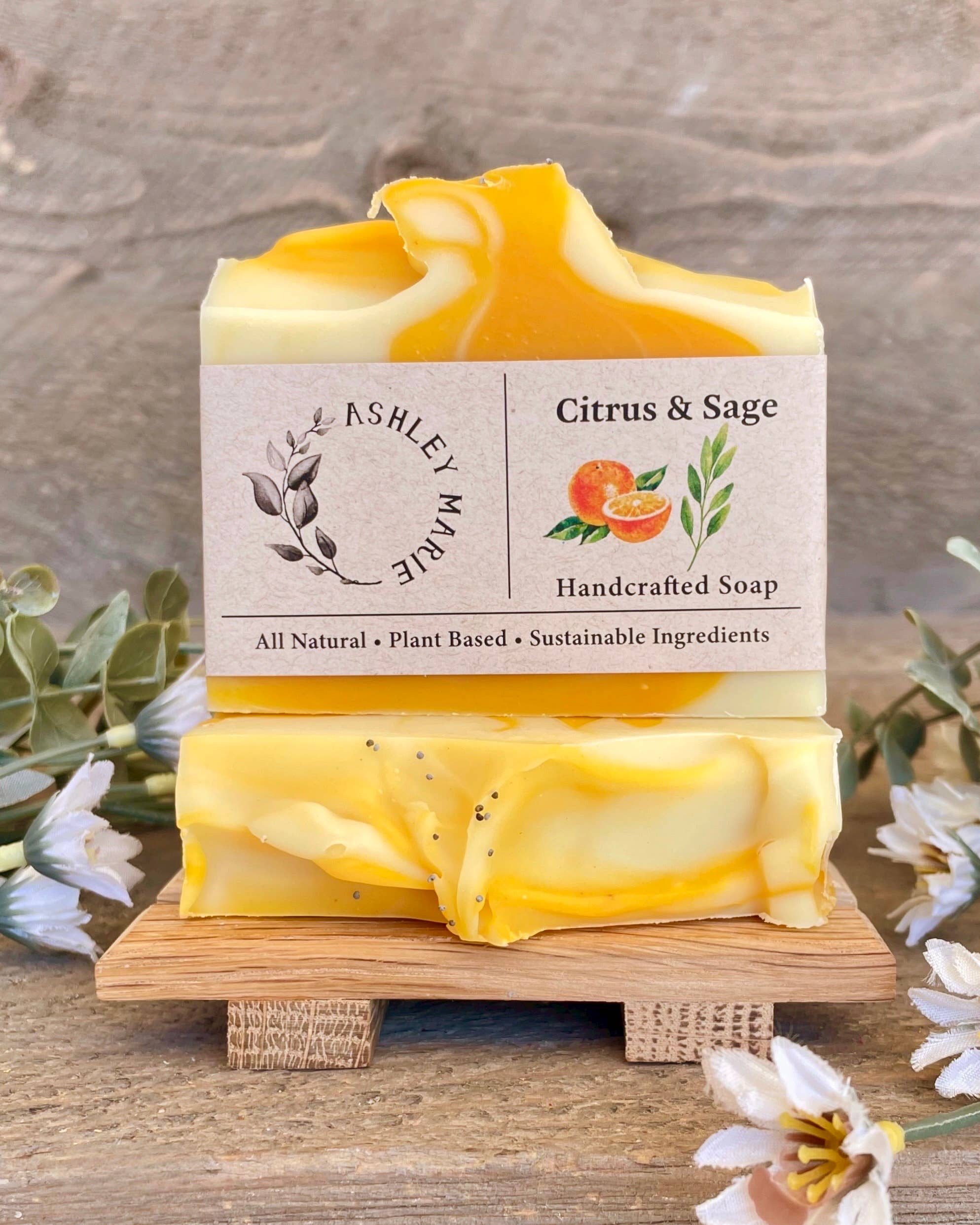Ashely Marie Soap- Citrus & Sage Bar Soap
