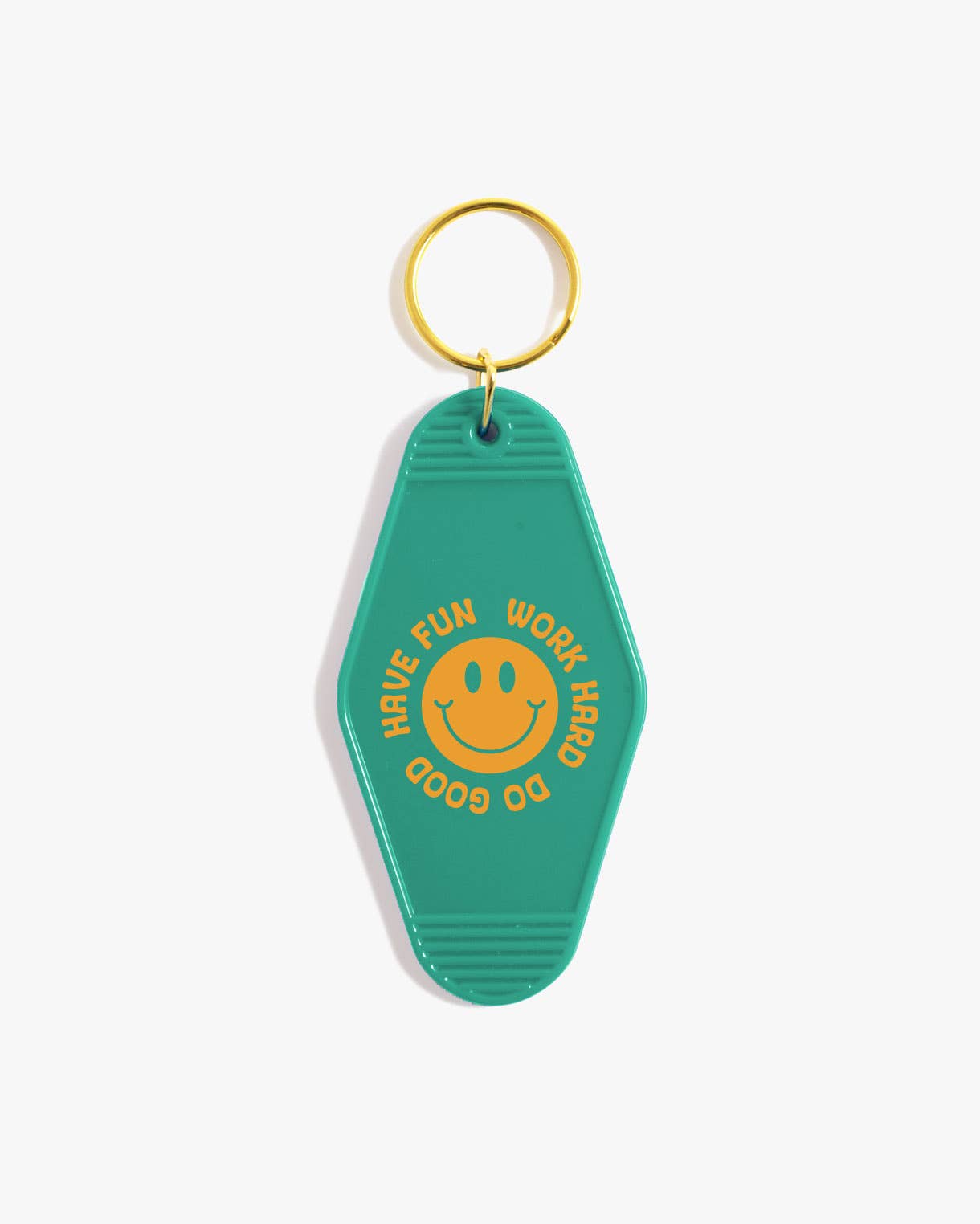 Shop Good- Work Hard Do Good Have Fun Keychain
