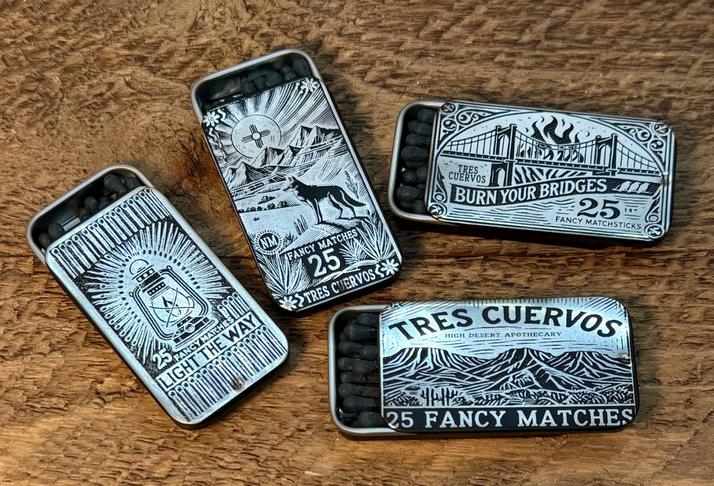 Tres Cuervos- Fancy Matchbox w/25 Fancy Matches