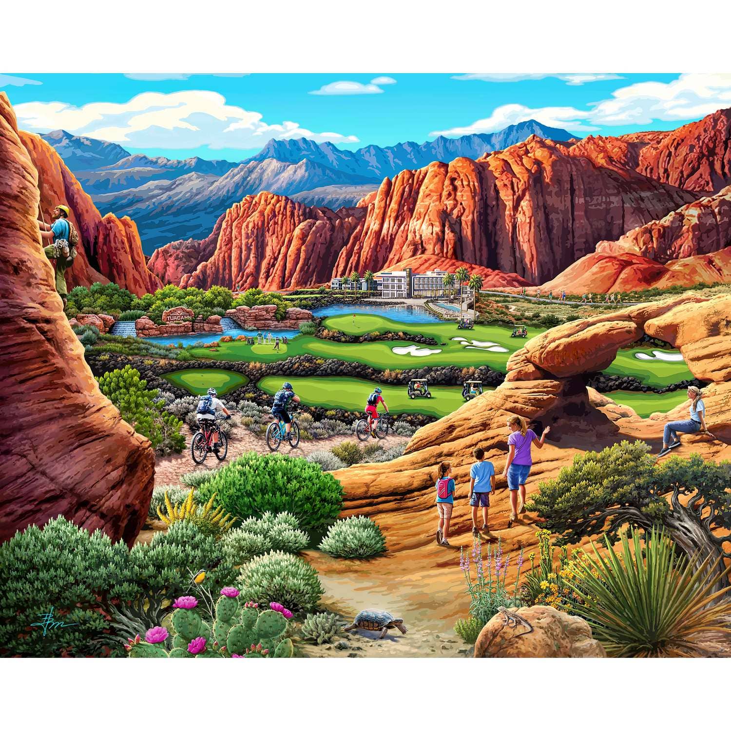 Boardwalk Puzzle Company- Red Rock Vacay | 500 Piece