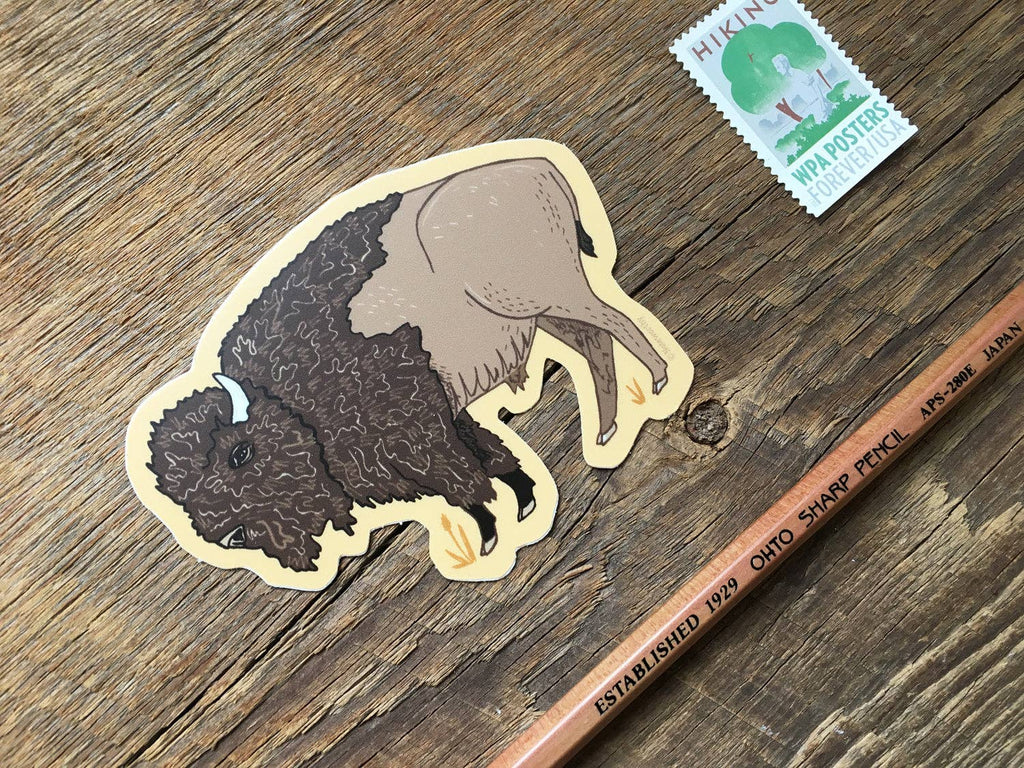 Noteworthy Paper & Press- Bison Sticker