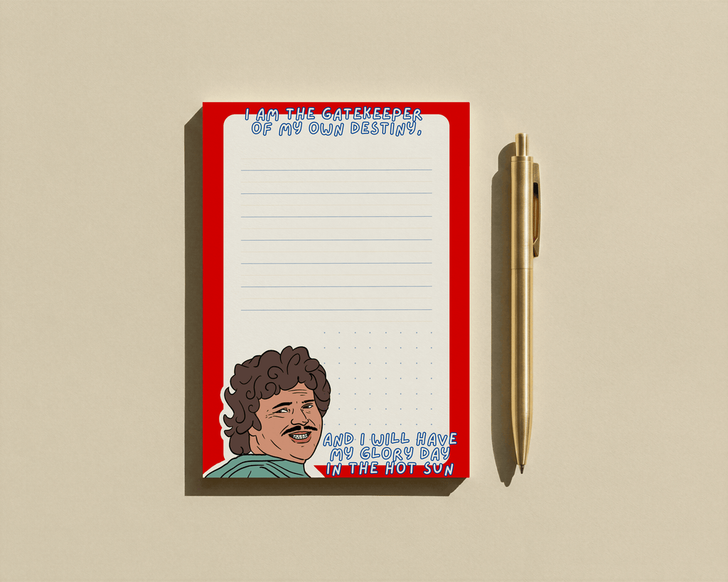 Gaec Studio- Nacho Libre Pop Culture Note Pad 5x8