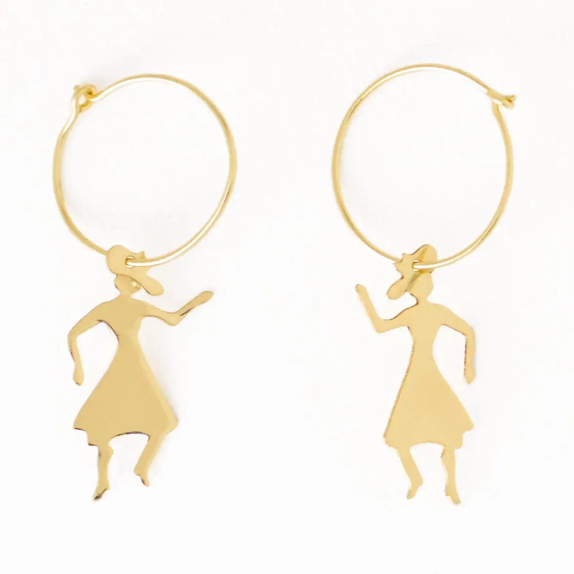 Ink + Alloy- Loretta Cowgirl Hoop Earrings