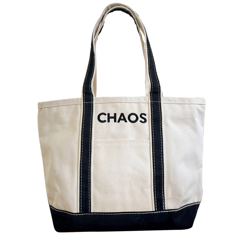 Patch Ya Later- Everything's Fine! BiG Canvas Tote Bag Vintage Inspired