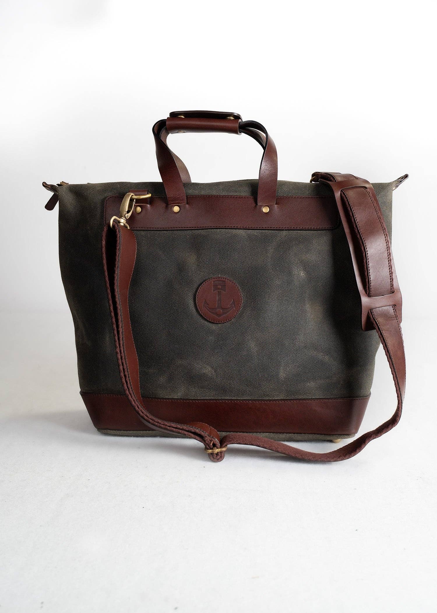 Iron & Resin- Waxed Canvas Tote Bag