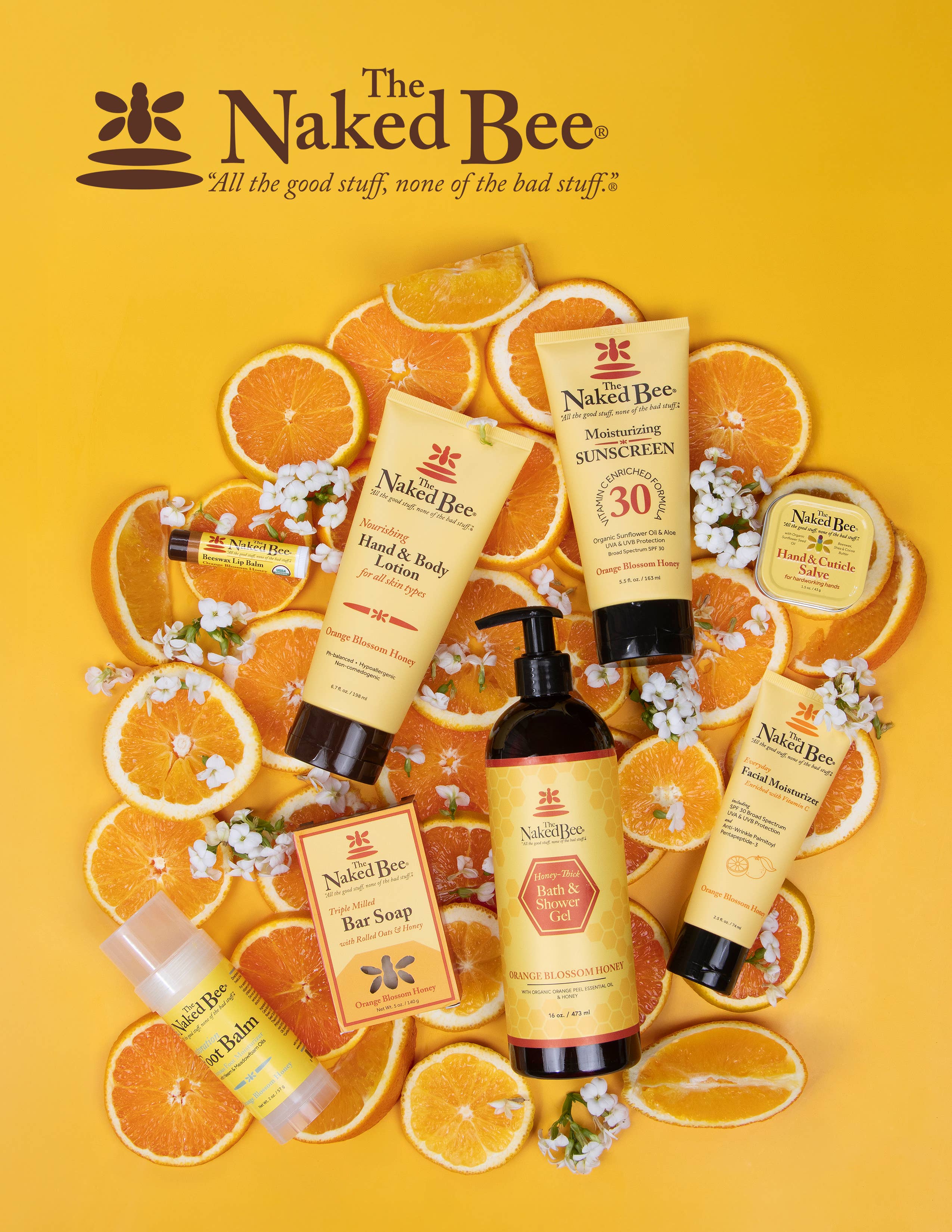 The Naked Bee- 2.25 oz. Orange Blossom Honey Hand & Body Lotion