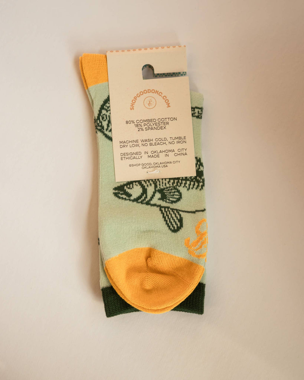 Shop Good- Fish of Oklahoma Socks