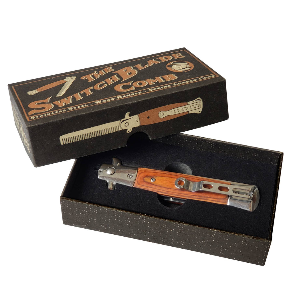 Lucky Jack- Genuine Switchblade Comb