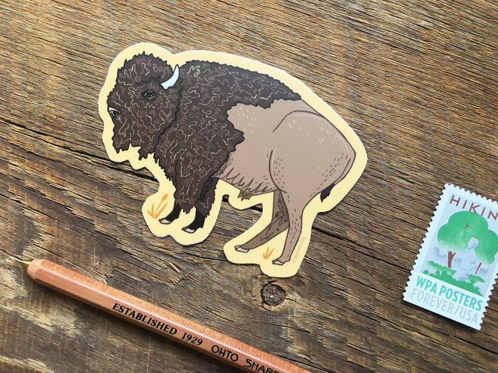 Noteworthy Paper & Press- Bison Sticker