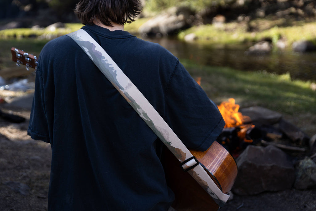 Wildtree- Guitar Strap - Parks in Color - National Park Design