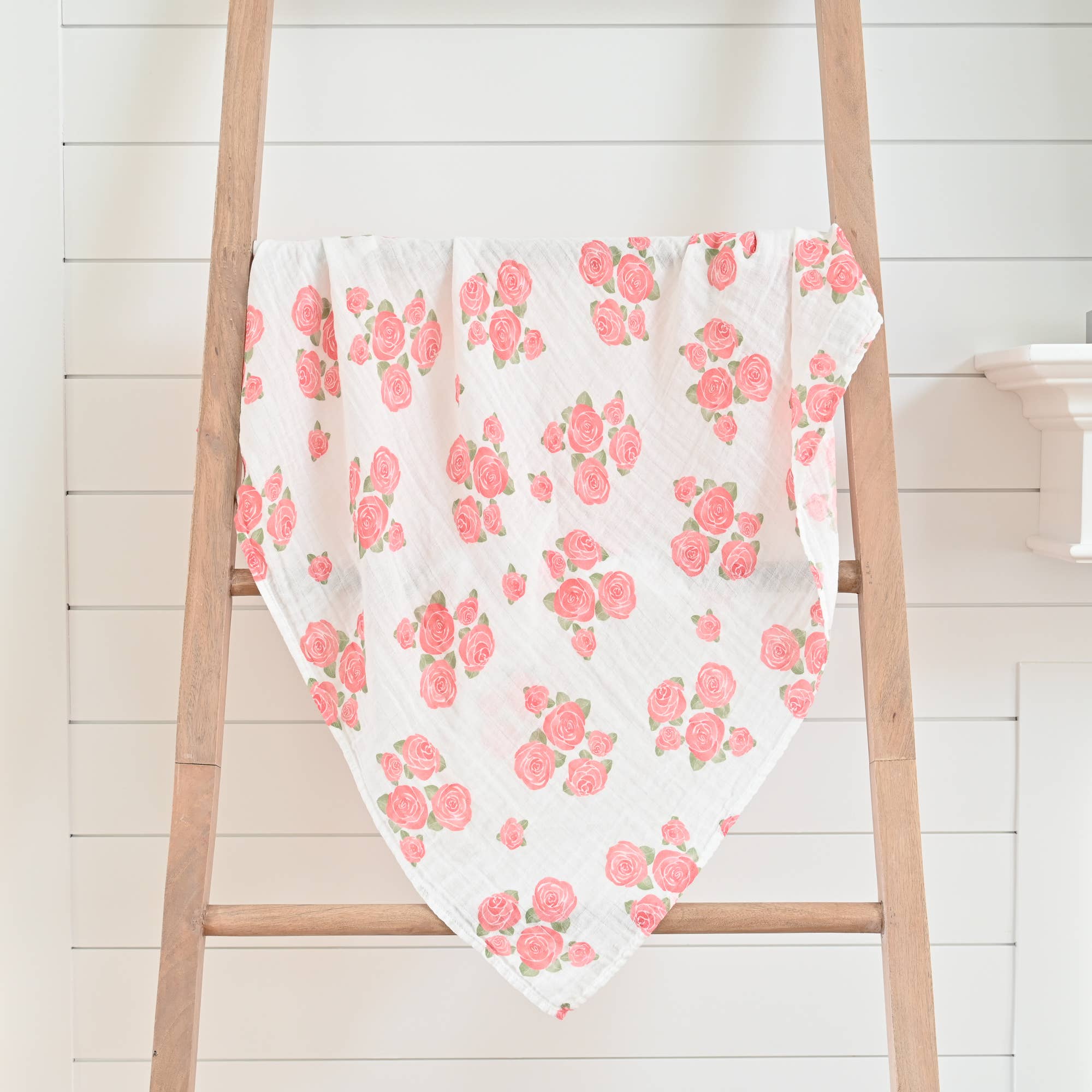 LollyBanks- Blooming Elegance Baby Muslin Swaddle Blanket