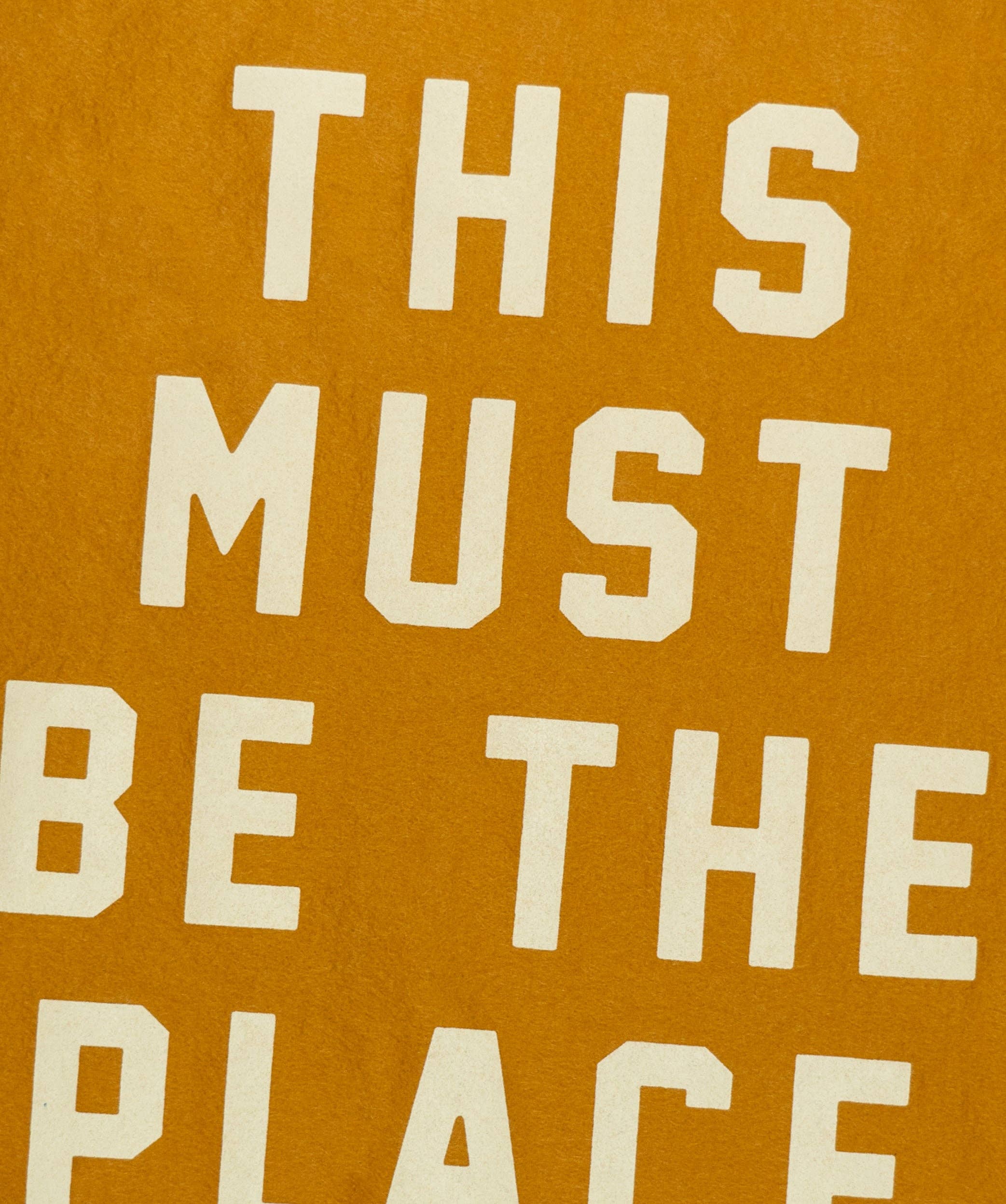 Oxford Pennant- This Must Be The Place Camp Flag
