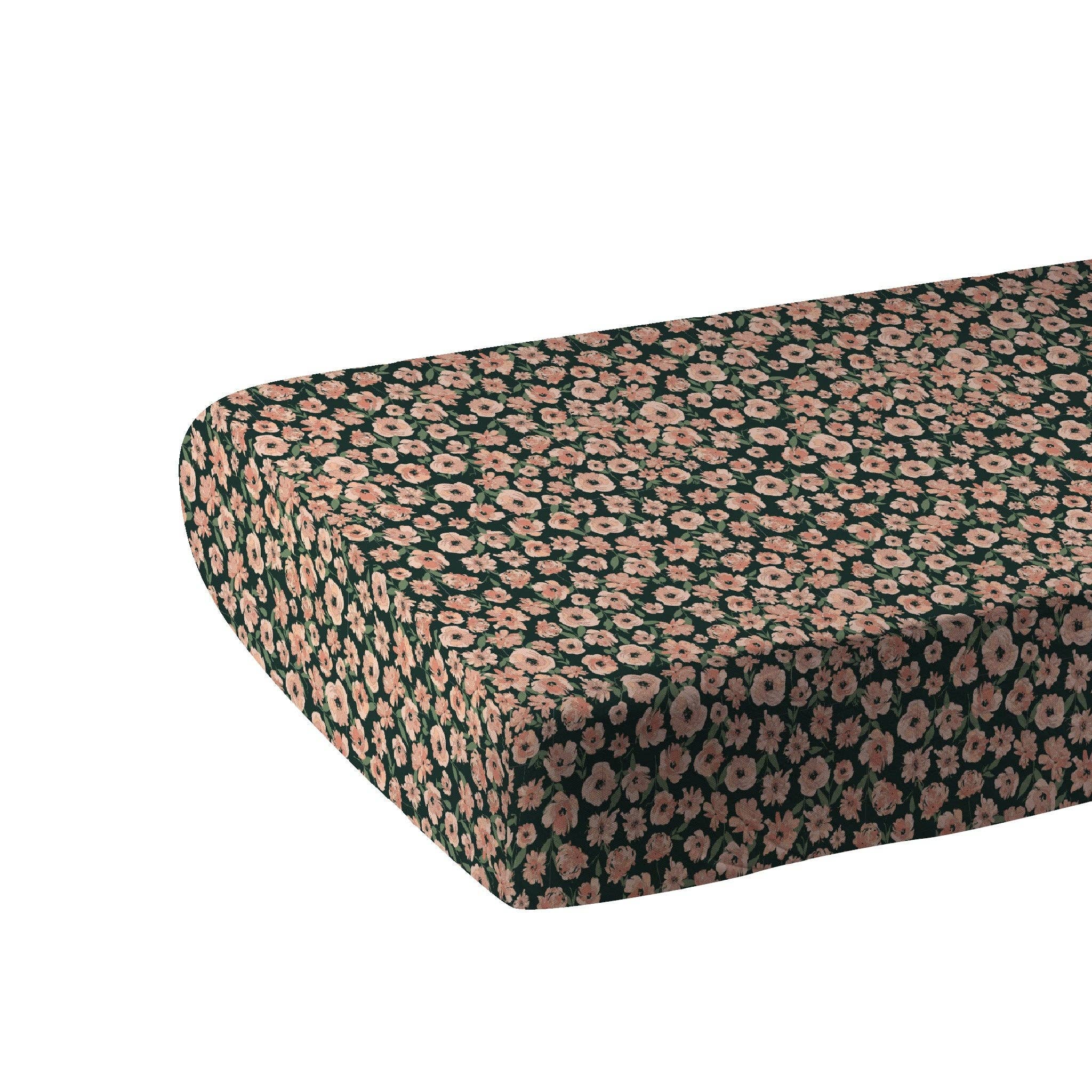 Newcastle Classics- Canyon Sunset Flowers Bamboo Crib Sheet