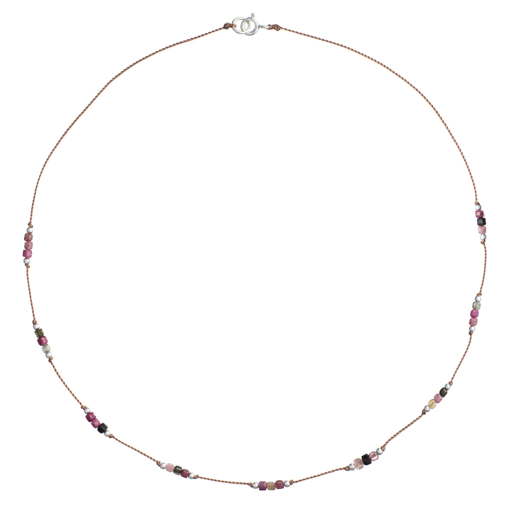 Bronwen Jewelry- Gemstone Trail Necklace