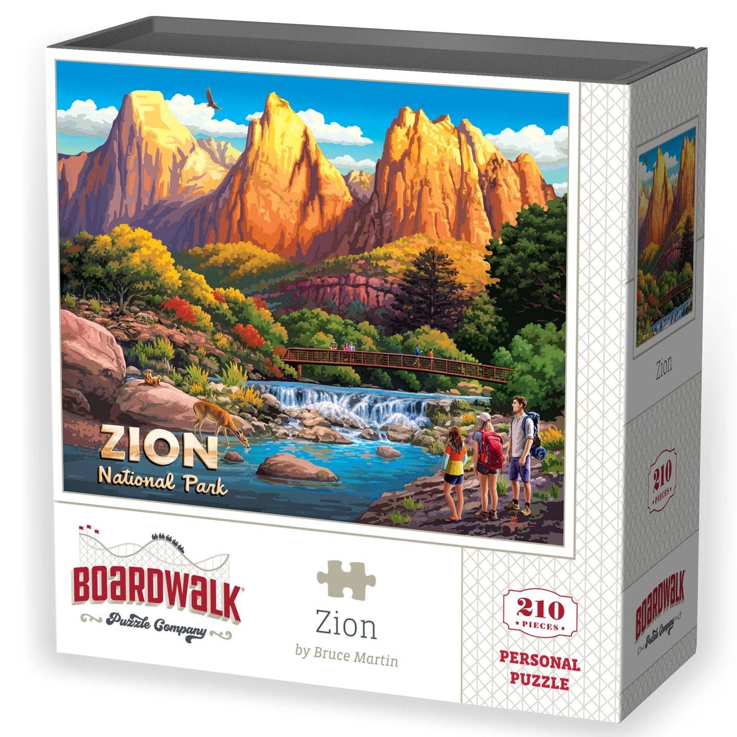 Boardwalk Puzzle Company- Zion National Park - Personal Puzzle - 210 Piece