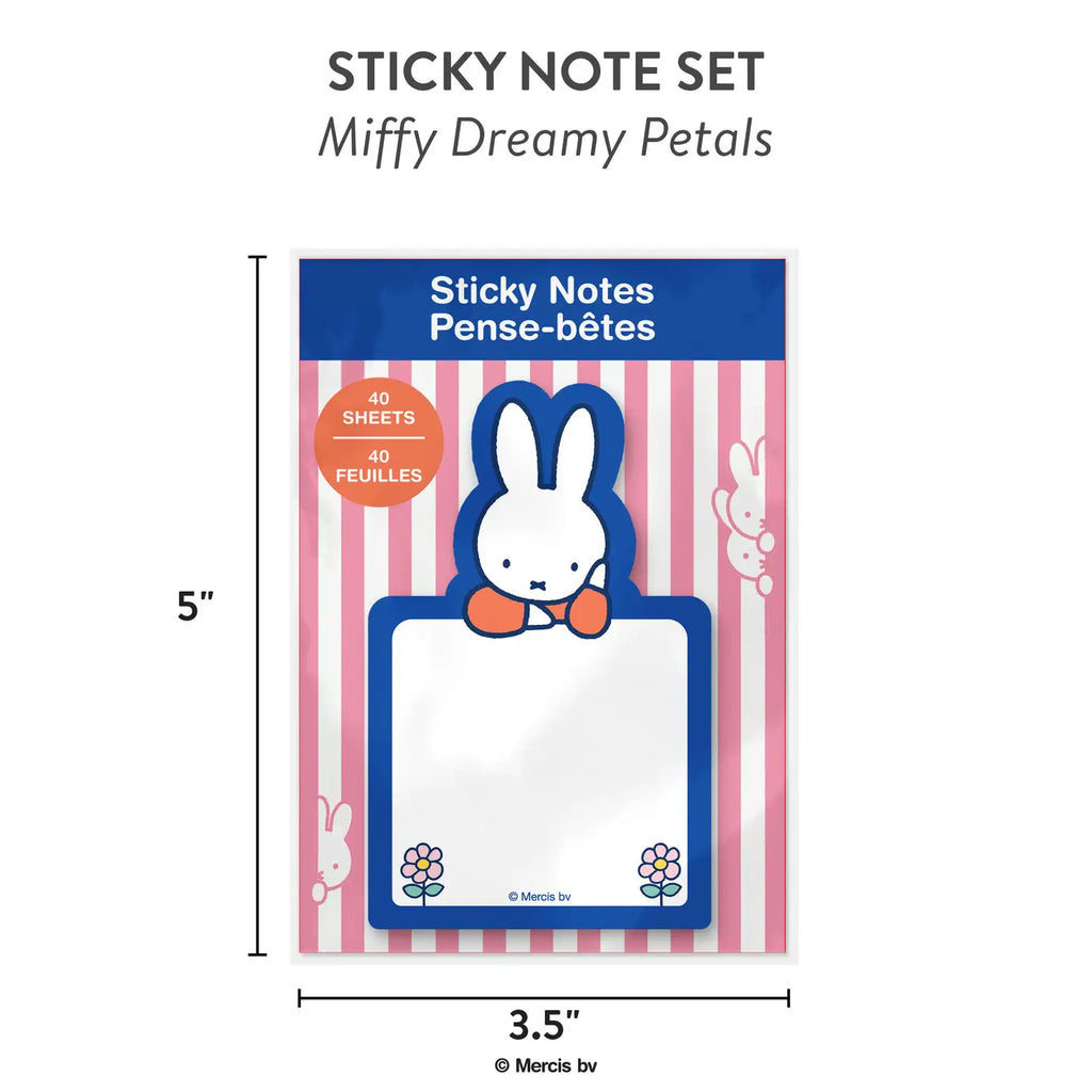 Studio Oh!- Miffy Dreamy Petals Die-Cut Sticky Notes