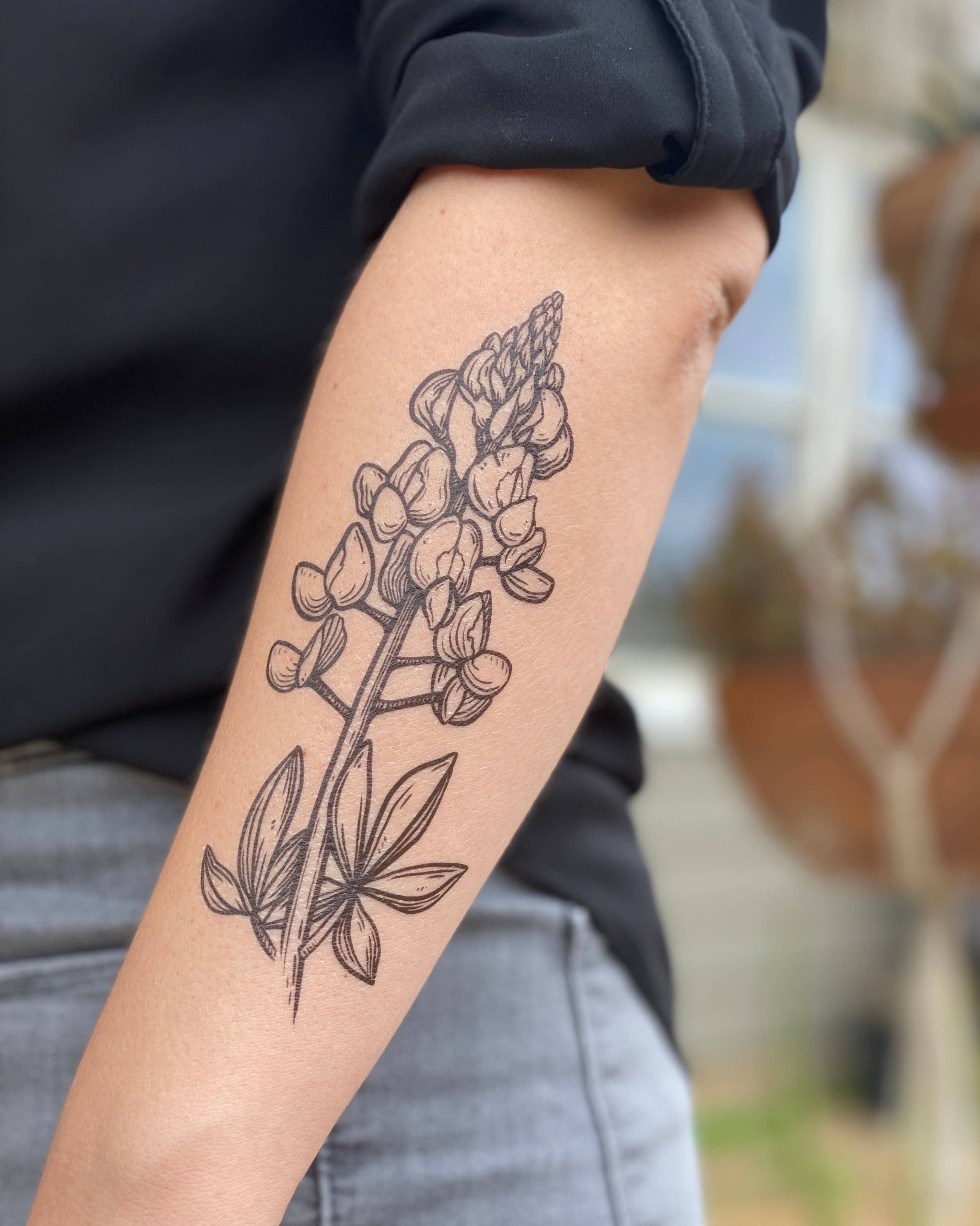 NatureTats - Bluebonnet Temporary Tattoo
