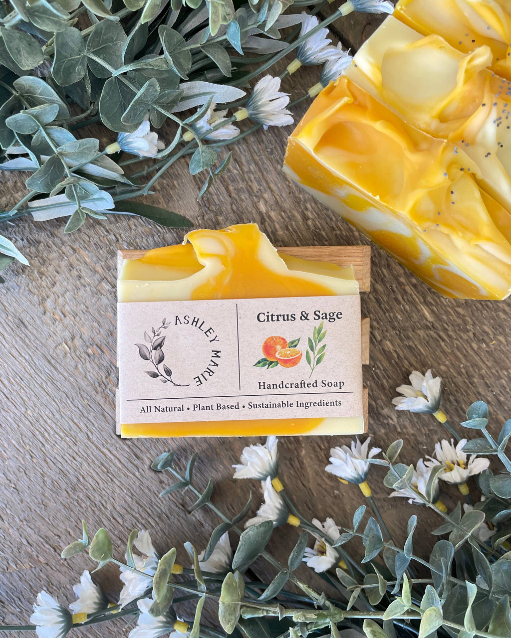 Ashely Marie Soap- Citrus & Sage Bar Soap