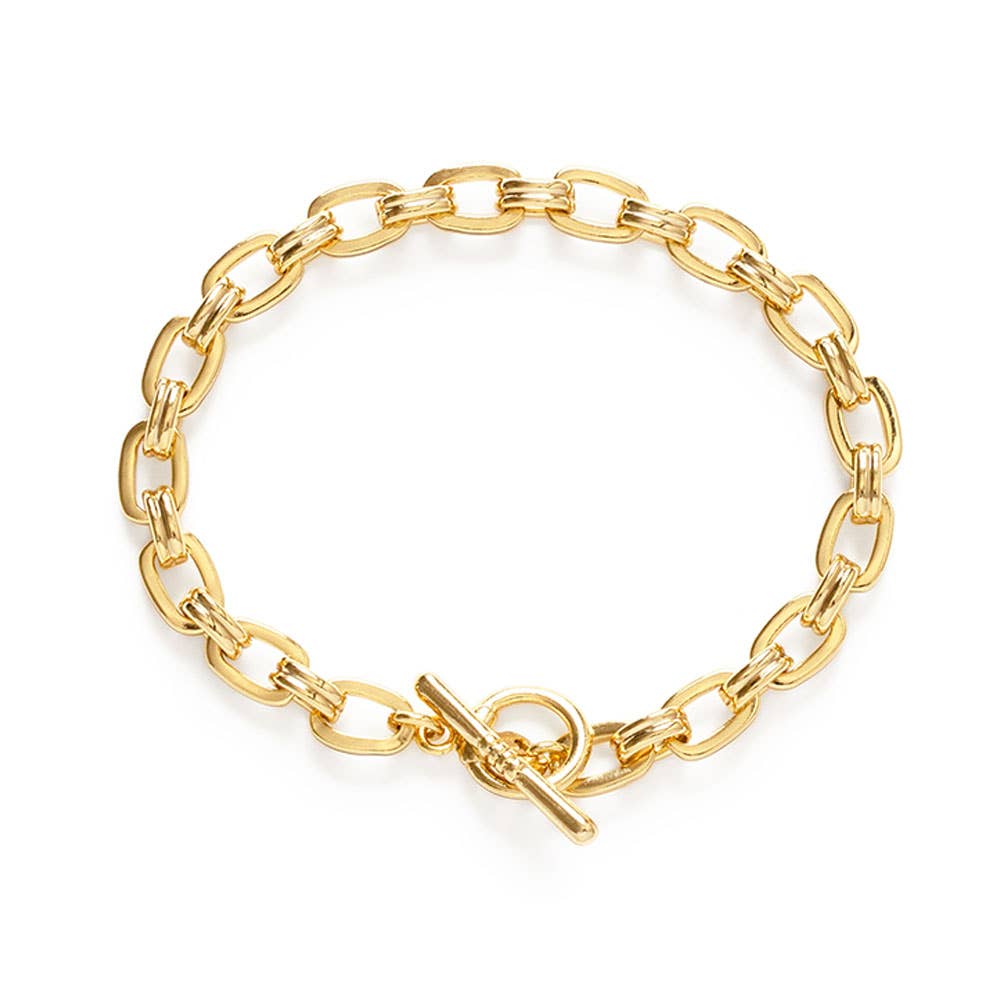 Amano Studio- Chunky Link Chain Bracelet with Toggle Clasp