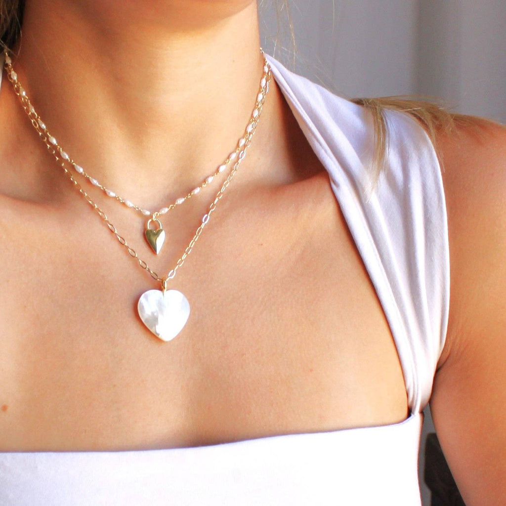 The Silver Wren- Tara Pearl Rosary Necklace