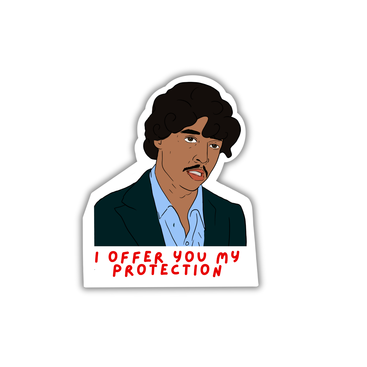 Gaec Studio- I offer you my protection Pedro, Napoleon Dynamite  Pop Culture Sticker 