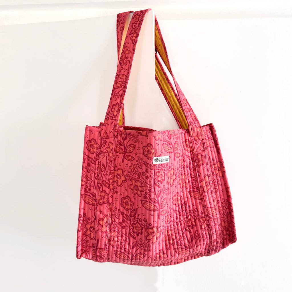 Handker- Lacey Quilted Tote