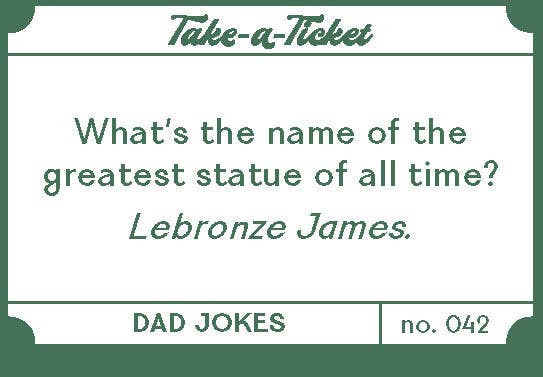 Chronicle Books- Take-a-Ticket: Dad Jokes