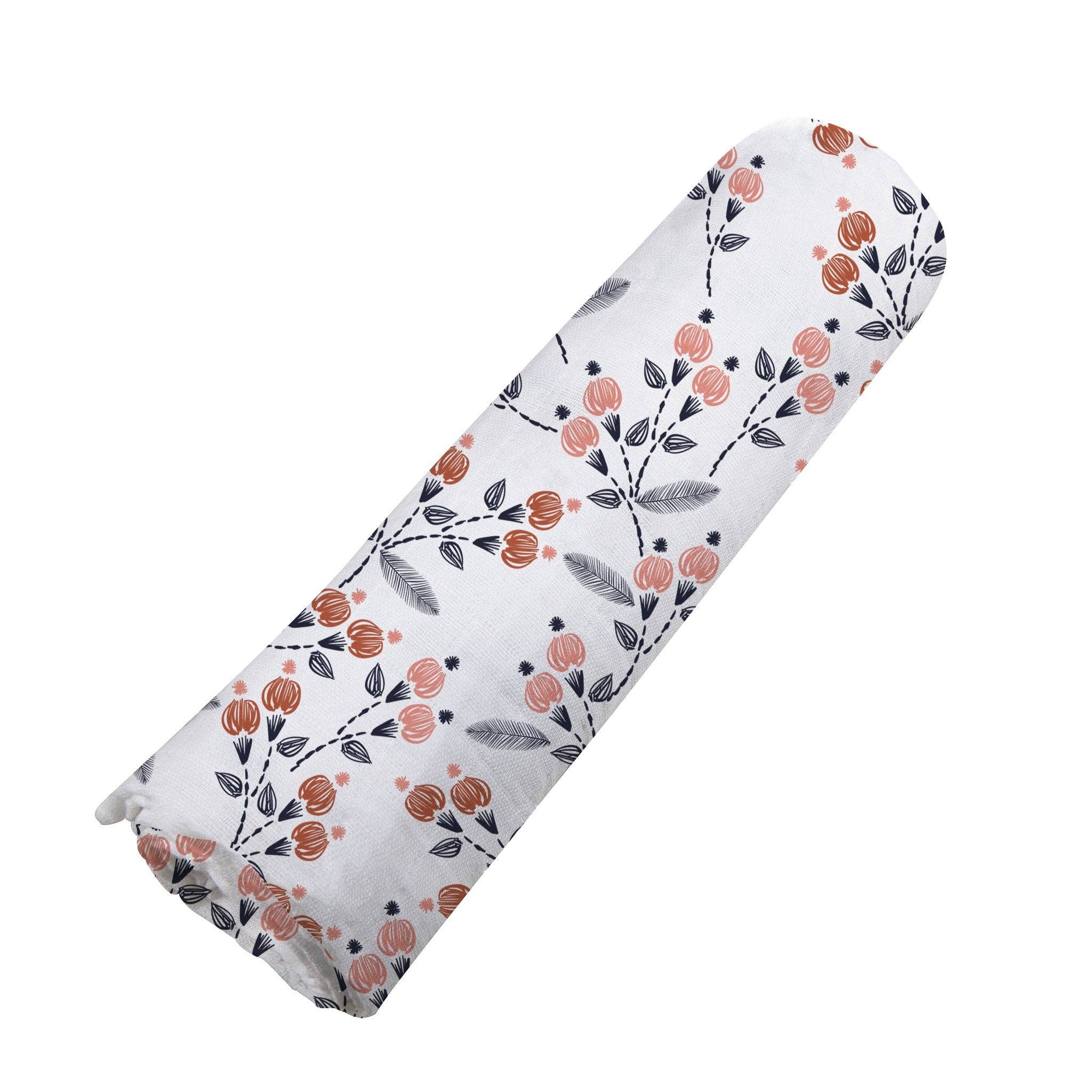 Newcastle Classics- Dahlia Floral Bamboo Swaddle