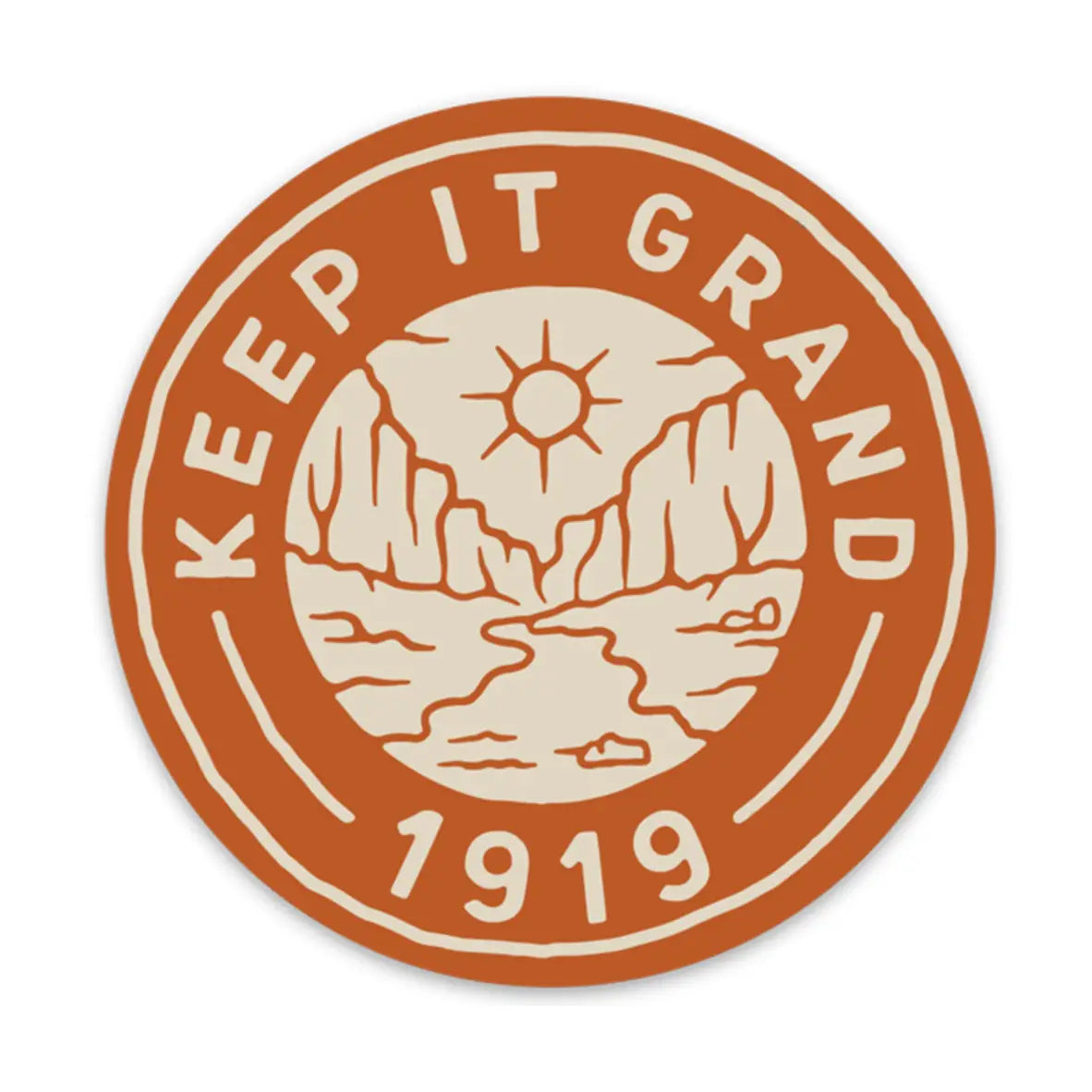 Keep Nature Wild- Grand 1919 Sticker