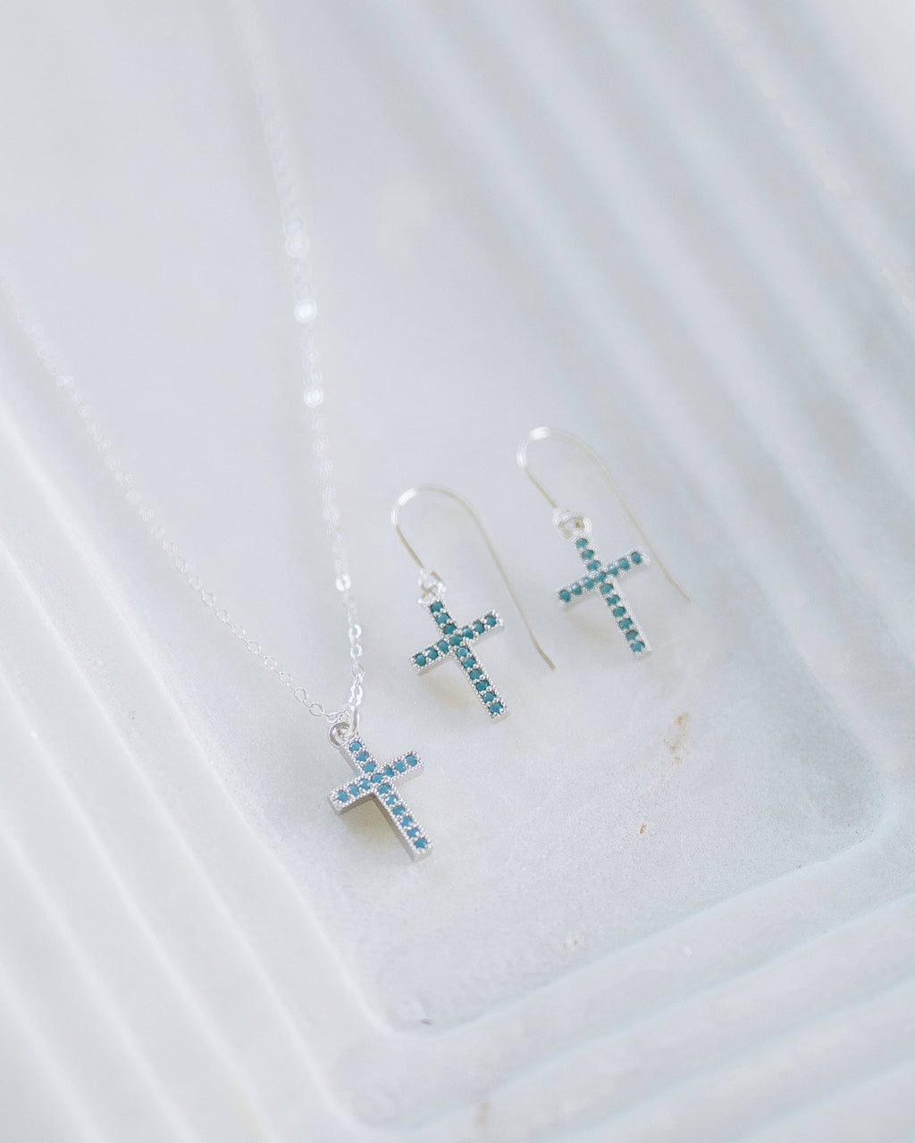 Reva Grey- Stevie Cross Necklace