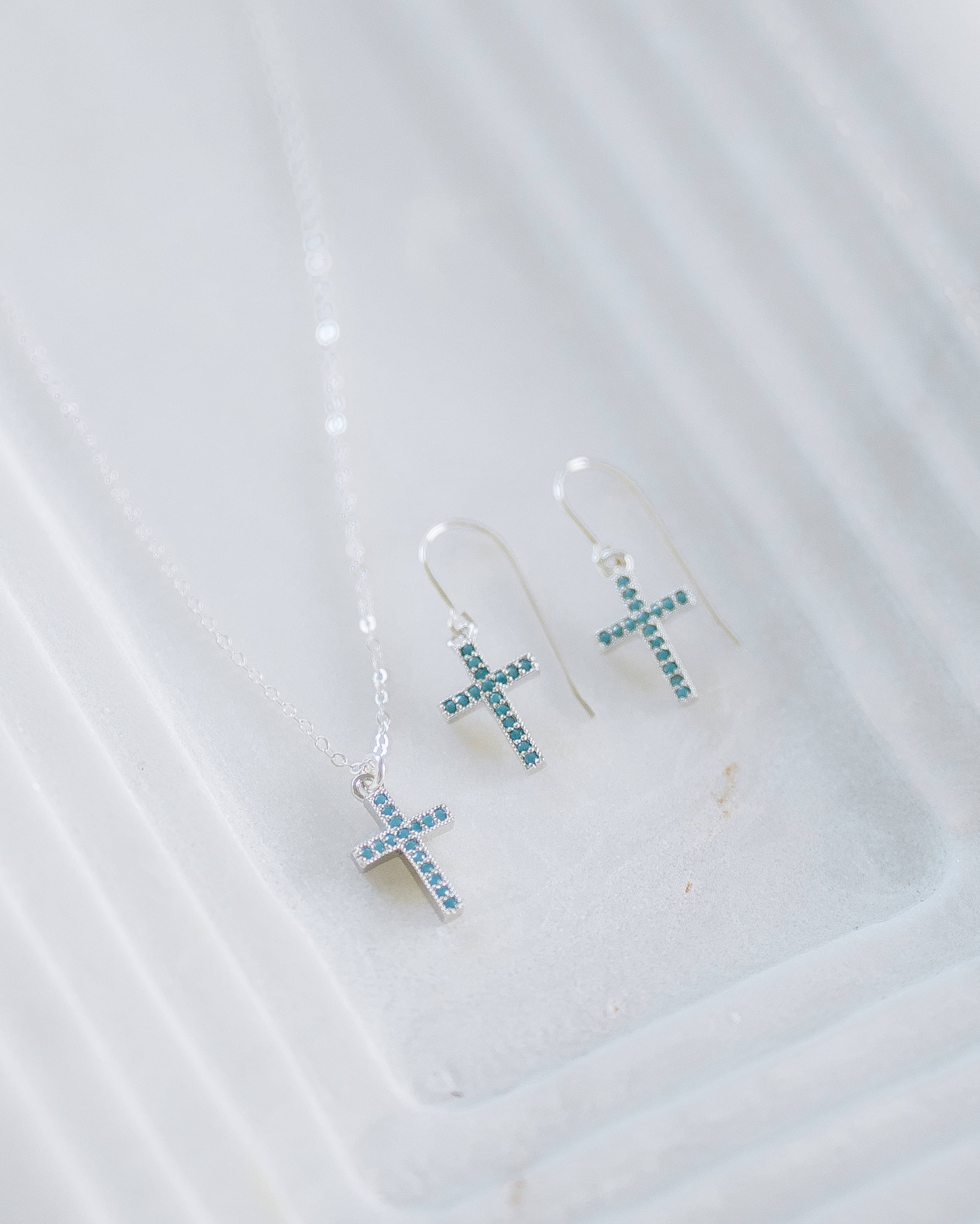 Reva Grey- Stevie Cross Necklace